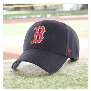 BOSTON RED SOX MLB NEW ERA NAVY 39THIRTY TEAM CLASSIC STRETCH
FIT HAT-like new